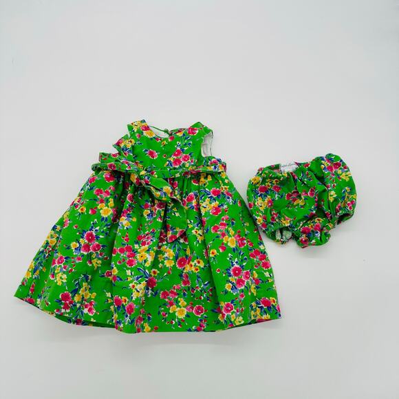 Ralph Lauren Baby Spring Easter Floral Dress Size 6 months - Picture 1 of 8